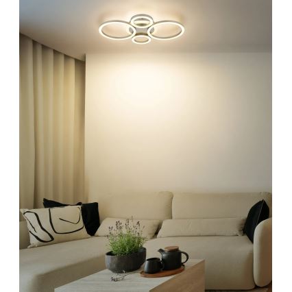 Globo - LED stropna svetilka, 40 W, 230 V, 2700/4500/6500 K, premer 35,5 × višina 53 cm, mesing