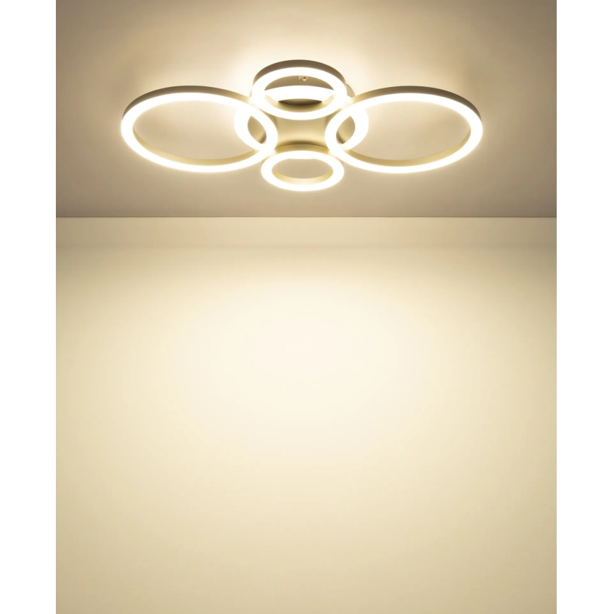 Globo - LED stropna svetilka, 40 W, 230 V, 2700/4500/6500 K, premer 35,5 × višina 53 cm, mesing