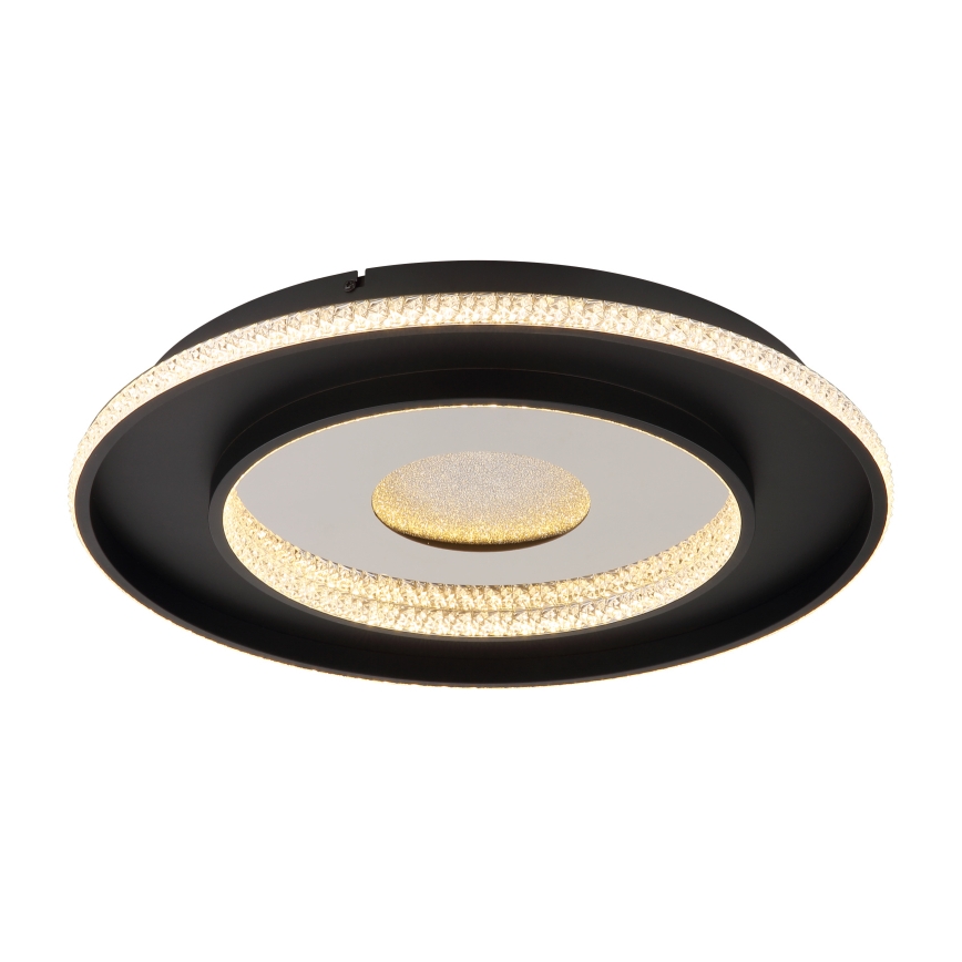 Globo - LED Zatemnitvena stropna svetilka LED/30W/230V 2700-6500K pr. 52,5 cm črna + Daljinski upravljalnik