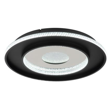 Globo - LED Zatemnitvena stropna svetilka LED/30W/230V 2700-6500K pr. 52,5 cm črna + Daljinski upravljalnik