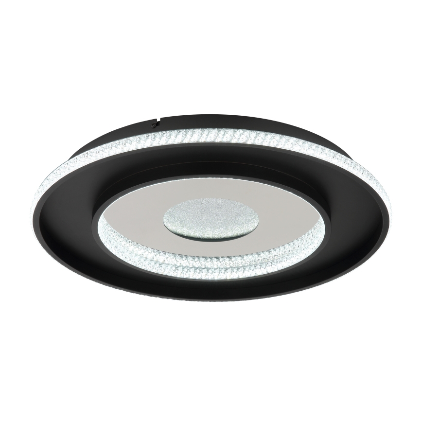 Globo - LED Zatemnitvena stropna svetilka LED/30W/230V 2700-6500K pr. 52,5 cm črna + Daljinski upravljalnik