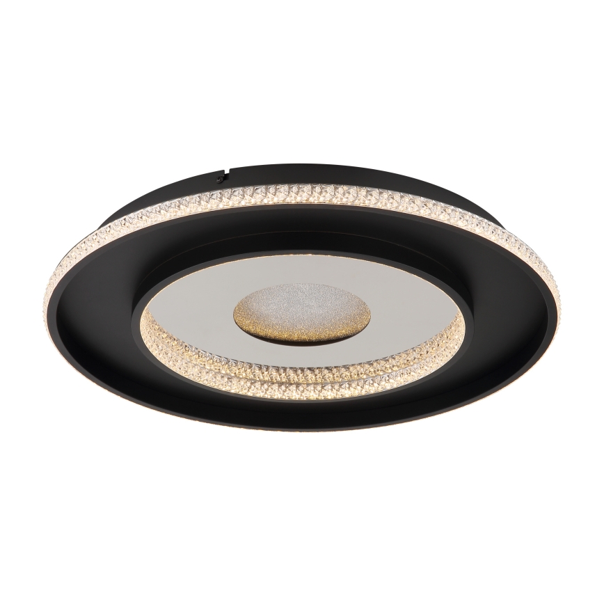 Globo - LED Zatemnitvena stropna svetilka LED/30W/230V 2700-6500K pr. 52,5 cm črna + Daljinski upravljalnik