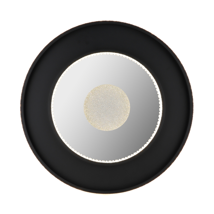 Globo - LED Zatemnitvena stropna svetilka LED/30W/230V 2700-6500K pr. 52,5 cm črna + Daljinski upravljalnik
