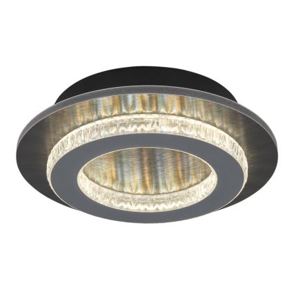 Globo - LED stropna svetilka LED/12W/230V 3000/4000/6500K premer 20 cm antracitna