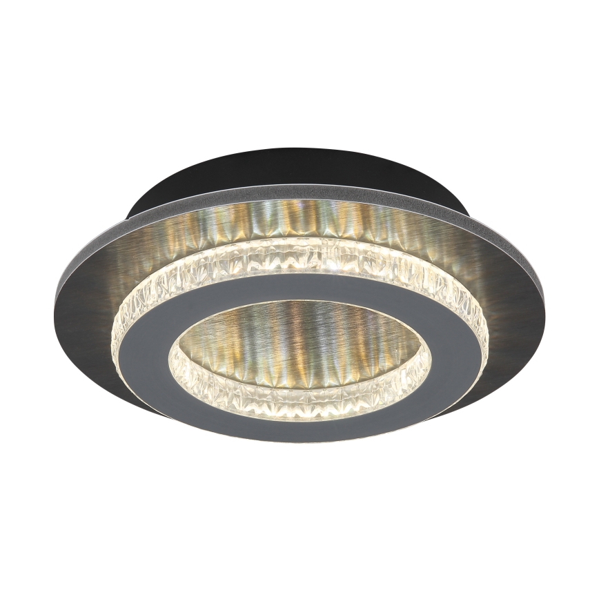 Globo - LED stropna svetilka LED/12W/230V 3000/4000/6500K premer 20 cm antracitna