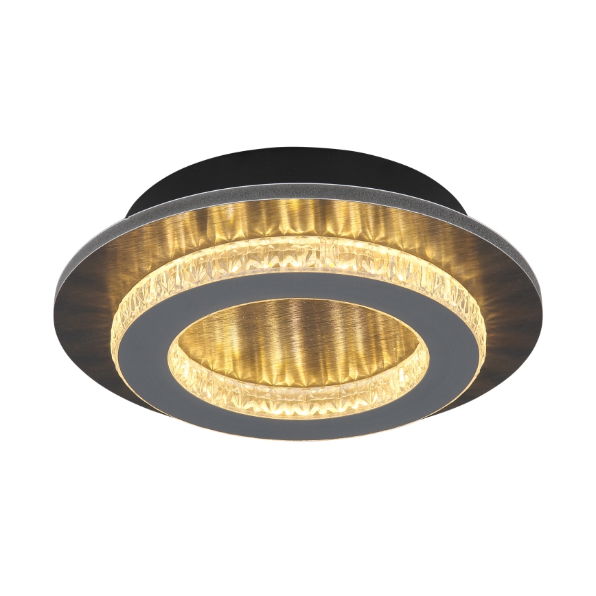 Globo - LED stropna svetilka LED/12W/230V 3000/4000/6500K premer 20 cm antracitna