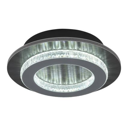 Globo - LED stropna svetilka LED/12W/230V 3000/4000/6500K premer 20 cm antracitna