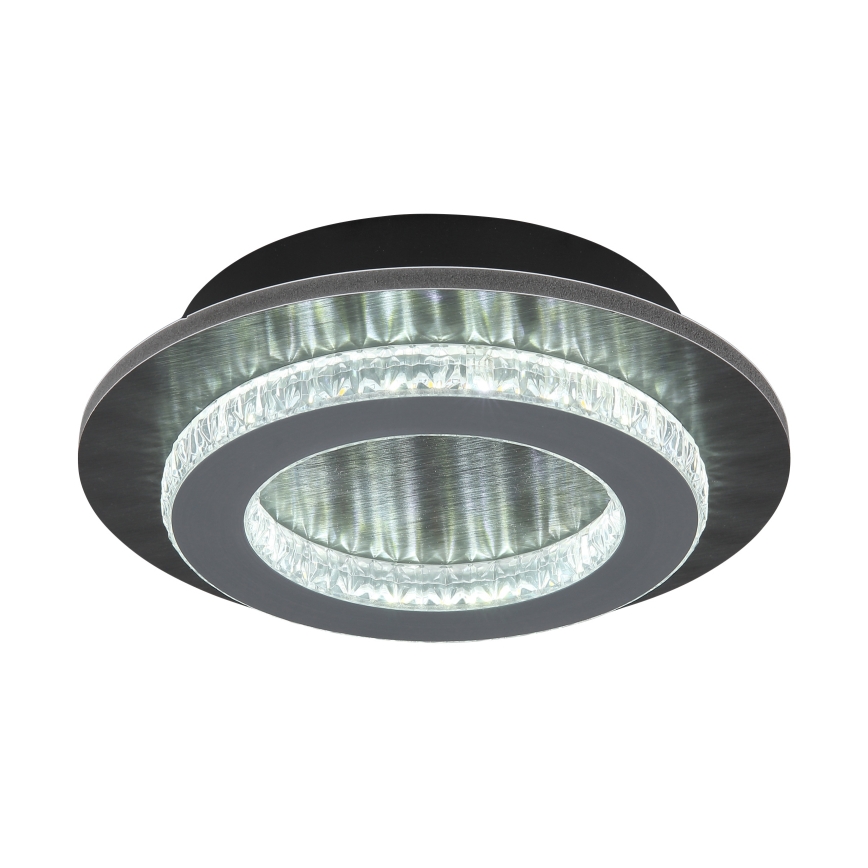 Globo - LED stropna svetilka LED/12W/230V 3000/4000/6500K premer 20 cm antracitna