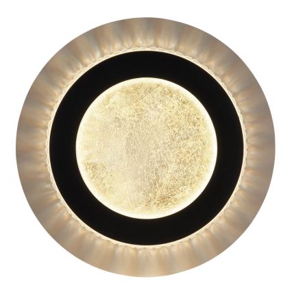 Globo - LED stropna svetilka LED/12W/230V 3000/4000/6500K premer 20 cm črna