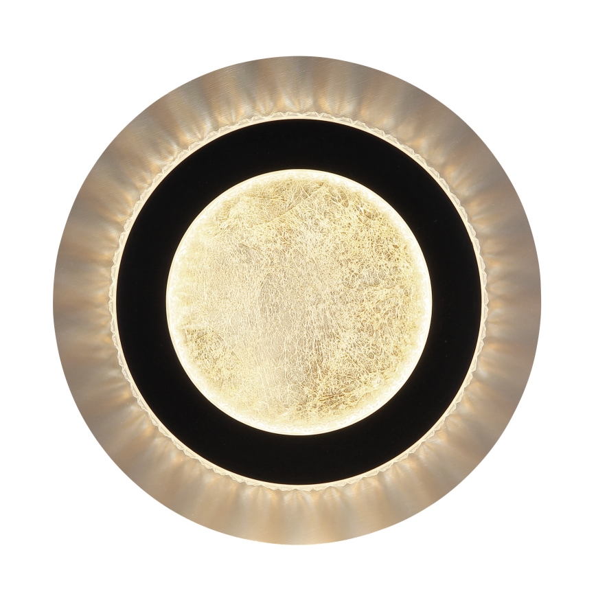 Globo - LED stropna svetilka LED/12W/230V 3000/4000/6500K premer 20 cm črna