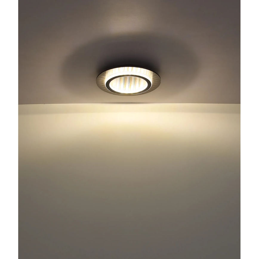 Globo - LED stropna svetilka, 24 W, 230 V, 3000/4000/6500 K, premer 35 cm, antracitna