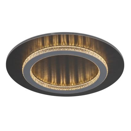 Globo - LED stropna svetilka, 24 W, 230 V, 3000/4000/6500 K, premer 35 cm, antracitna