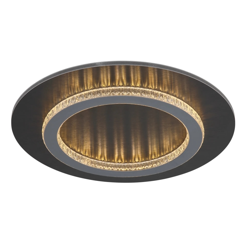 Globo - LED stropna svetilka, 24 W, 230 V, 3000/4000/6500 K, premer 35 cm, antracitna