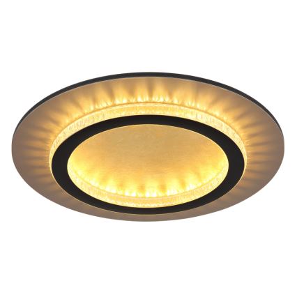 Globo - LED stropno svetilo LED/24W/230V 3000/4000/6500K, premer 35 cm, črno