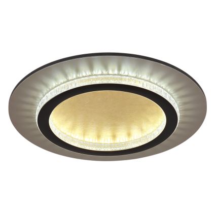 Globo - LED stropno svetilo LED/24W/230V 3000/4000/6500K, premer 35 cm, črno