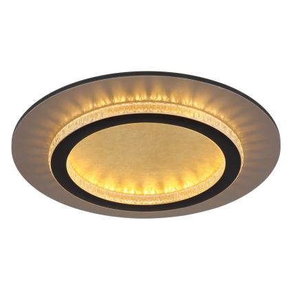 Globo - LED stropno svetilo LED/24W/230V 3000/4000/6500K, premer 35 cm, črno