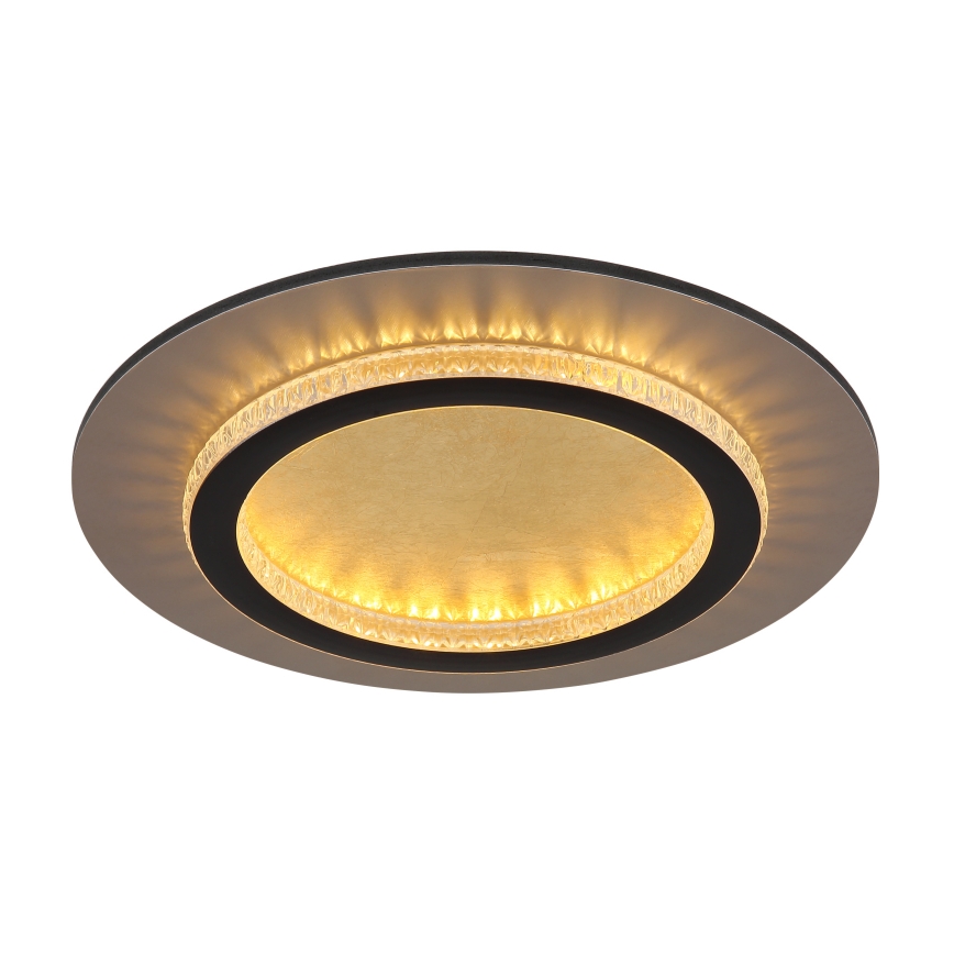 Globo - LED stropno svetilo LED/24W/230V 3000/4000/6500K, premer 35 cm, črno