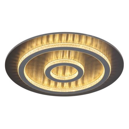 Globo - zatemnjiva stropna LED svetilka LED/40W/230V 3000-6500K premer 45 cm antracit + daljinski upravljalnik