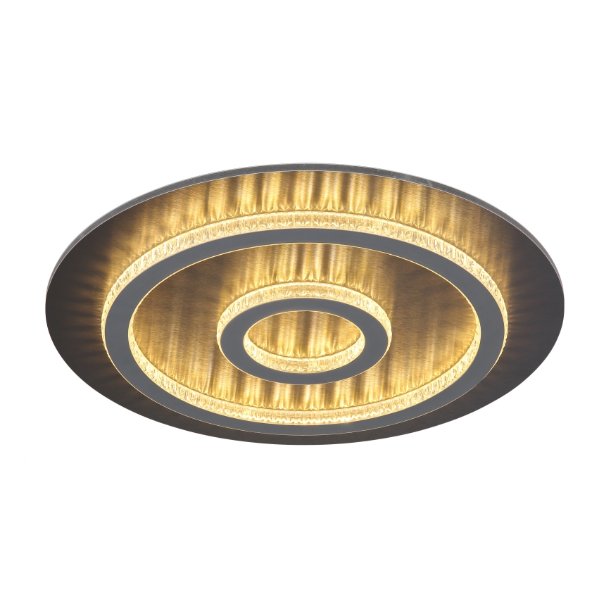 Globo - zatemnjiva stropna LED svetilka LED/40W/230V 3000-6500K premer 45 cm antracit + daljinski upravljalnik