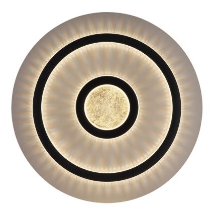 Globo - LED zatemnjiva stropna svetilka LED/40W/230V 3000-6500K premer 45 cm črna + daljinski upravljalnik