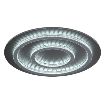 Globo - Zatemljivo stropno LED svetilo LED/60W/230V 3000-6500K premer 55 cm antracit + daljinski upravljalnik