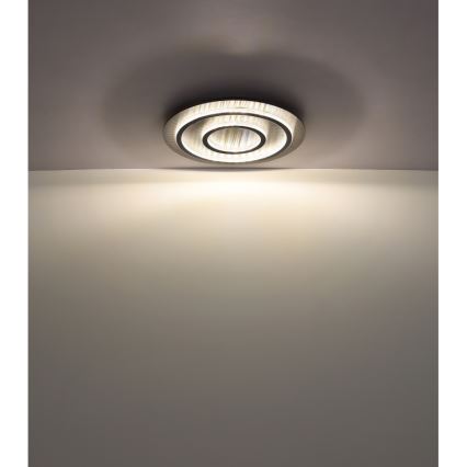 Globo - Zatemljivo stropno LED svetilo LED/60W/230V 3000-6500K premer 55 cm antracit + daljinski upravljalnik