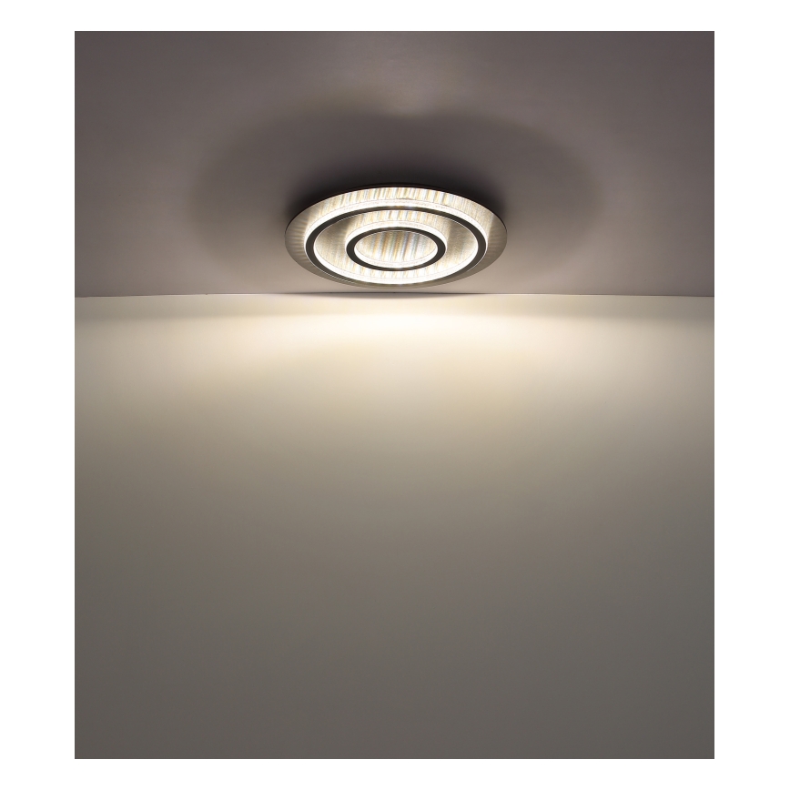 Globo - Zatemljivo stropno LED svetilo LED/60W/230V 3000-6500K premer 55 cm antracit + daljinski upravljalnik