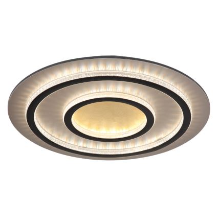 Globo - LED stropna svetilka z nastavljivo svetlostjo LED/60W/230V 3000-6500K premer 55 cm črna + daljinski upravljalnik