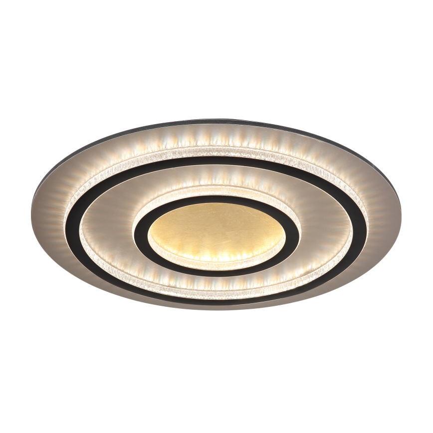 Globo - LED stropna svetilka z nastavljivo svetlostjo LED/60W/230V 3000-6500K premer 55 cm črna + daljinski upravljalnik