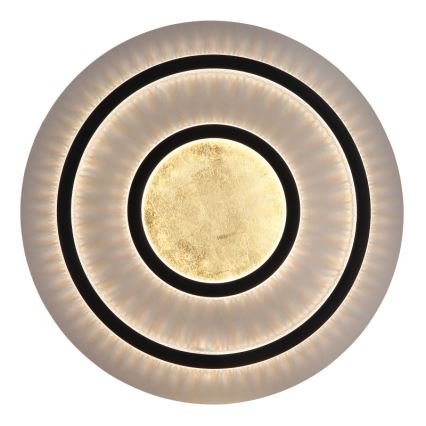 Globo - LED stropna svetilka z nastavljivo svetlostjo LED/60W/230V 3000-6500K premer 55 cm črna + daljinski upravljalnik