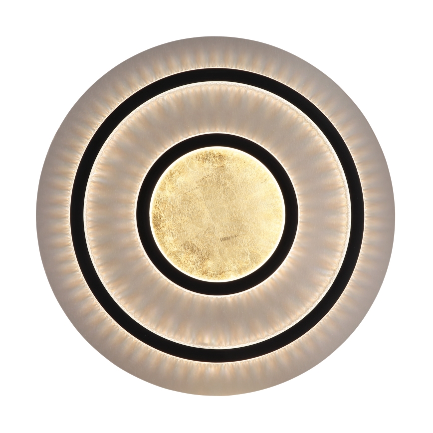 Globo - LED stropna svetilka z nastavljivo svetlostjo LED/60W/230V 3000-6500K premer 55 cm črna + daljinski upravljalnik