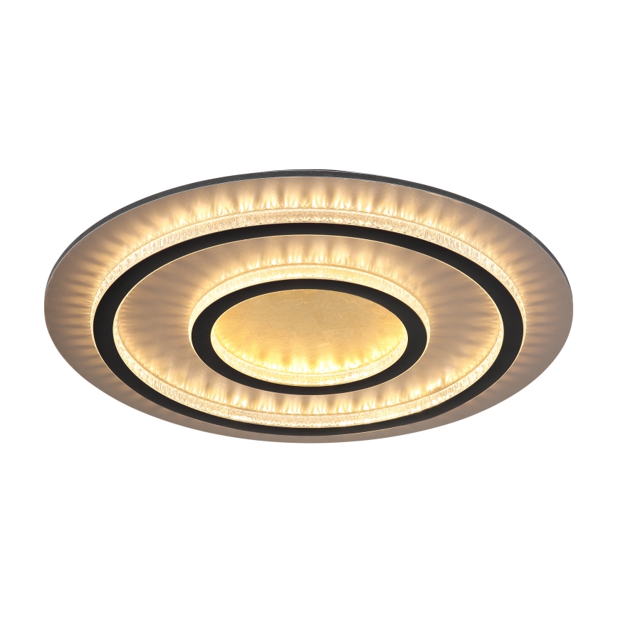 Globo - LED stropna svetilka z nastavljivo svetlostjo LED/60W/230V 3000-6500K premer 55 cm črna + daljinski upravljalnik