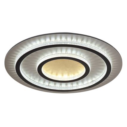 Globo - LED stropna svetilka z nastavljivo svetlostjo LED/60W/230V 3000-6500K premer 55 cm črna + daljinski upravljalnik