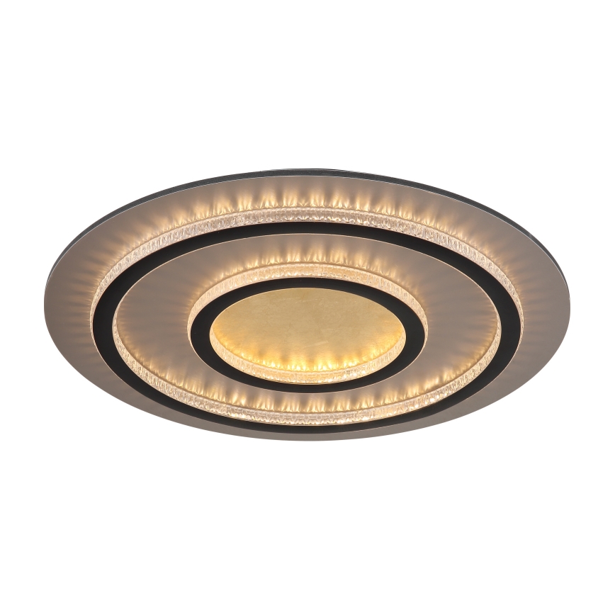 Globo - LED stropna svetilka z nastavljivo svetlostjo LED/60W/230V 3000-6500K premer 55 cm črna + daljinski upravljalnik