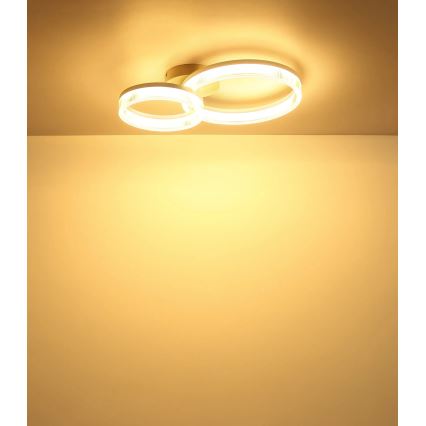 Globo - LED stropno svetilo, 24 W, 230 V, 3000 K, 33 x 50 cm