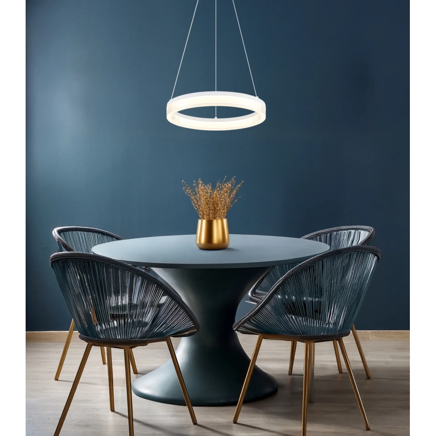 Globo - LED lestenec na jekleni vrvici LED/16W/230V 3000K