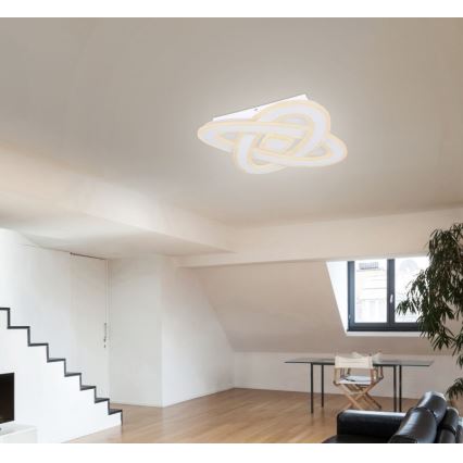 Globo - LED zatemnilna stropna svetilka LED/36W/230V 3000-6000K premer 50 cm bela + daljinski upravljalnik