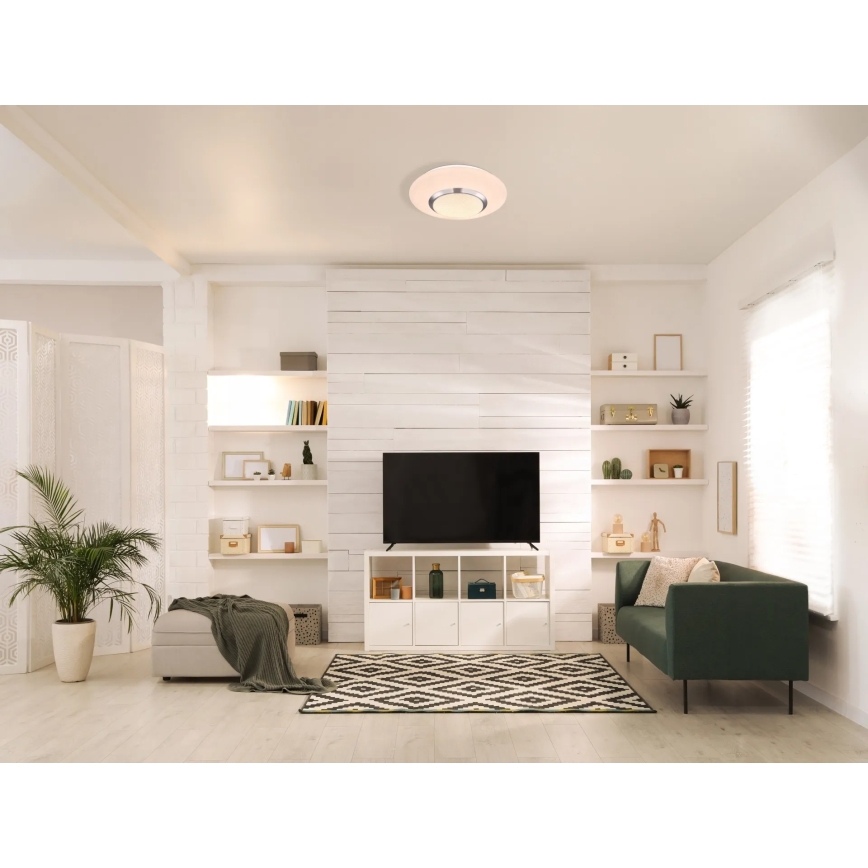 Globo - LED RGBW stropna svetilka z možnostjo zatemnitve LED/18W/230V 3000K premer 34 cm