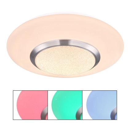 Globo - LED RGBW stropna svetilka z možnostjo zatemnitve LED/18W/230V 3000K premer 34 cm