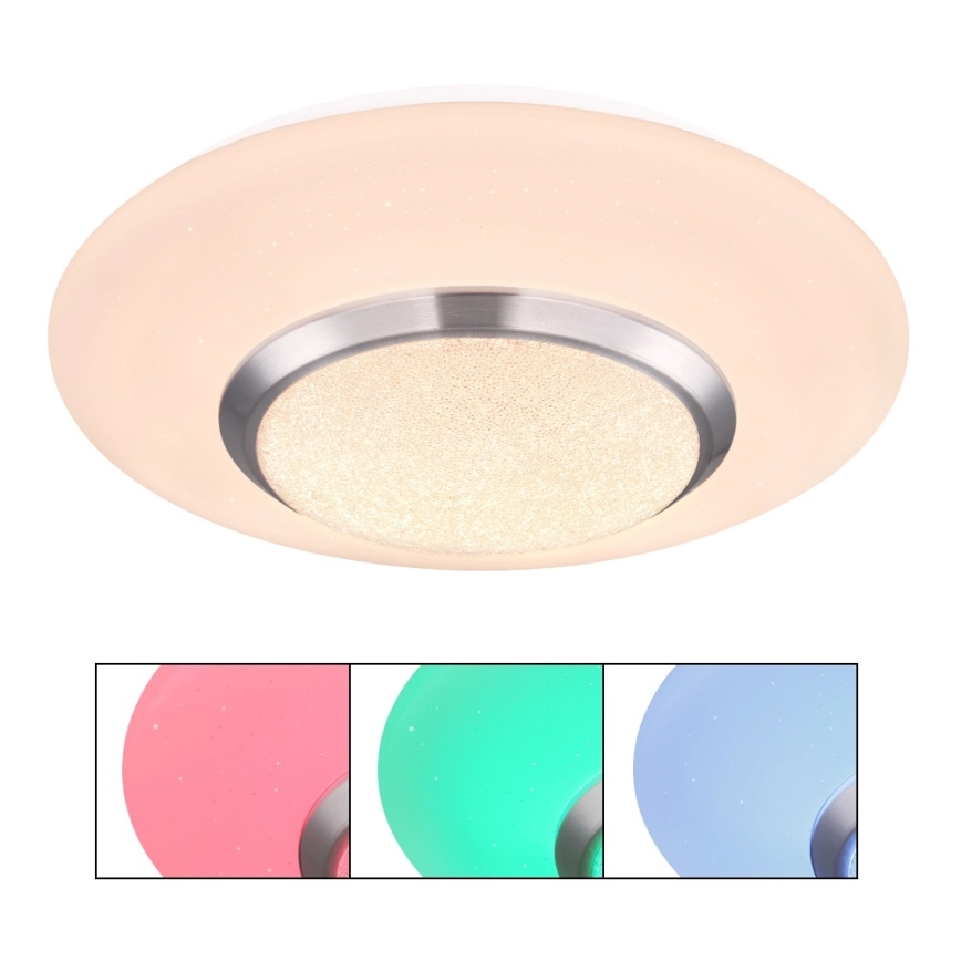 Globo - LED RGBW stropna svetilka z možnostjo zatemnitve LED/18W/230V 3000K premer 34 cm