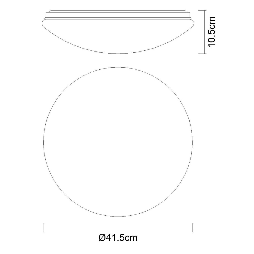 Globo - LED RGB zatemljivo stropno svetilo LED/24W/230V + LED/8W 2700-6500K premer 41 cm + daljinski upravljalnik