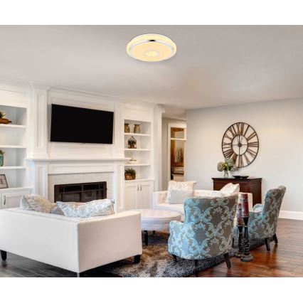 Globo - Stropna LED-svetilka z zatemnjevanjem LED/40W/230V 2700-6500K + daljinski upravljalnik