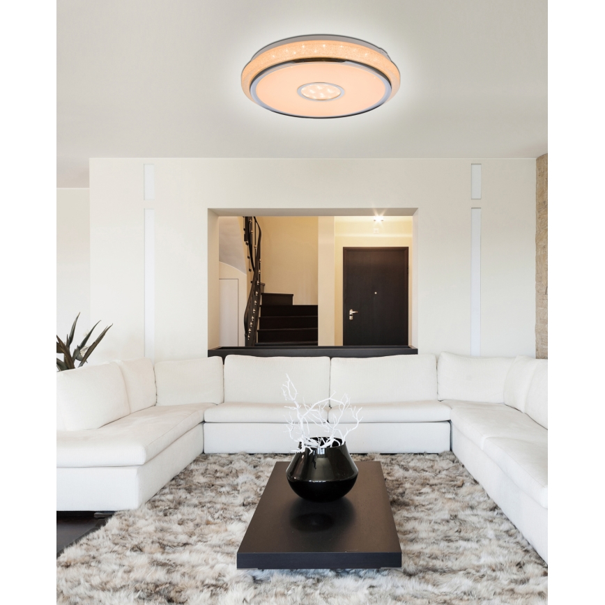 Globo - Stropna LED-svetilka z zatemnjevanjem LED/40W/230V 2700-6500K + daljinski upravljalnik