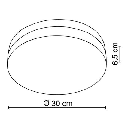 Globo - Stropna svetilka 3xE27/40W/230V