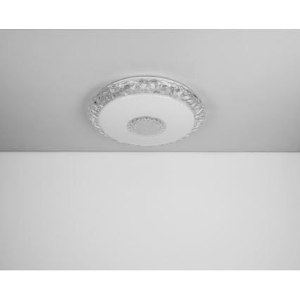 Globo - LED zatemnilna stropna svetilka LED/40W/230V 2700-6500K premer 50 cm Wi-Fi Tuya + daljinski upravljalnik