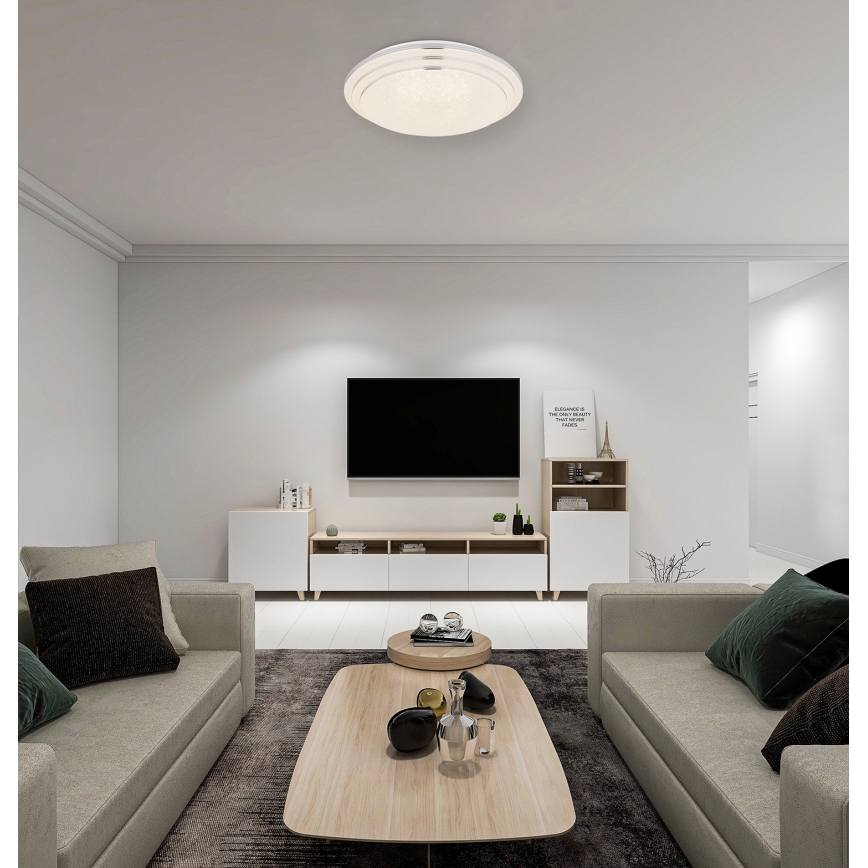 Globo - LED Zatemnitvena stropna svetilka LED/18W/230V pr. 40 cm 2700-6500K + Daljinski upravljalnik