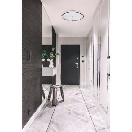 Globo - LED Zatemnitvena stropna svetilka RODAN LED/50W/230V 3000-6000K + Daljinski upravljalnik