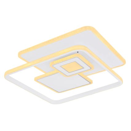 Globo - LED zatemnljivo stropno svetilo LED/50W/230V 2700-6000K Wi-Fi Tuya 50,3x50,3 cm + daljinski upravljalnik