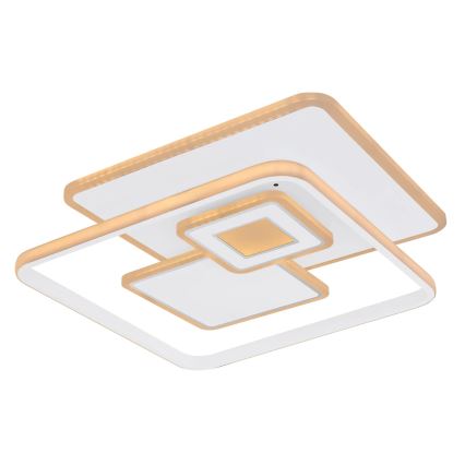 Globo - LED zatemnljivo stropno svetilo LED/50W/230V 2700-6000K Wi-Fi Tuya 50,3x50,3 cm + daljinski upravljalnik