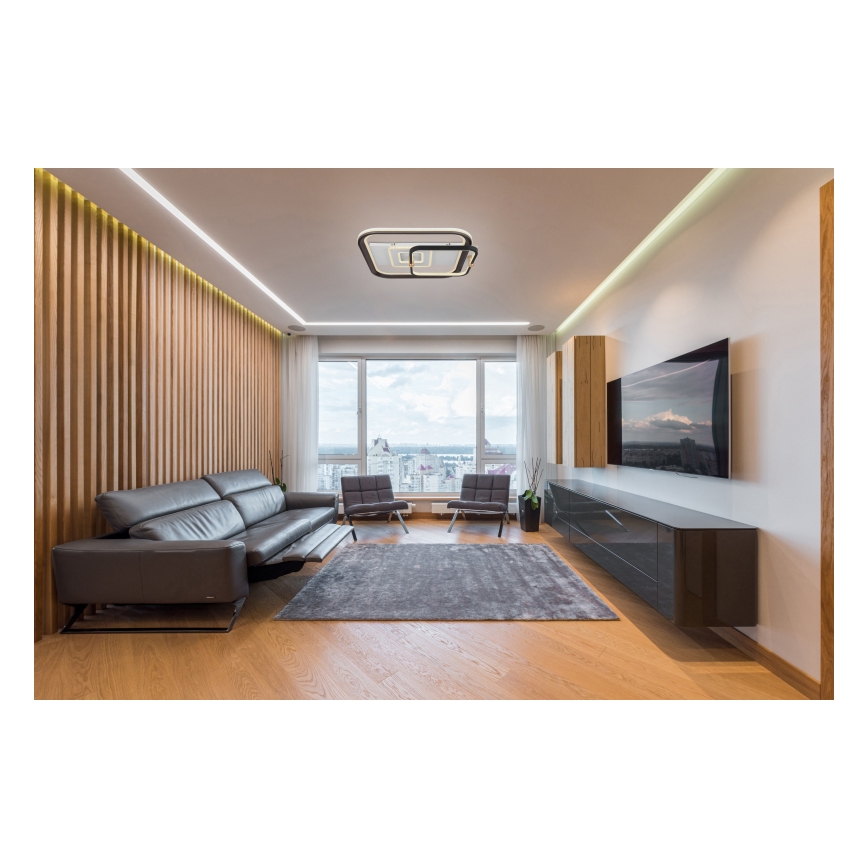 Globo 48459-48 - Zatemnljivo LED stropno svetilo ANI LED/48W/230V 2700-6000K 48x52 cm + daljinski upravljalnik